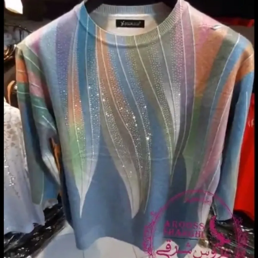 بلوز موهر ترک نگین دار