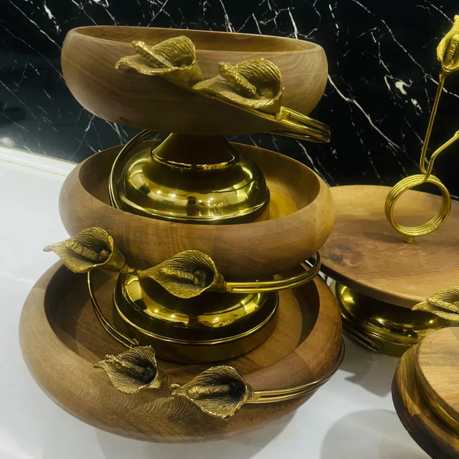 سرویس پذیرایی چوبی