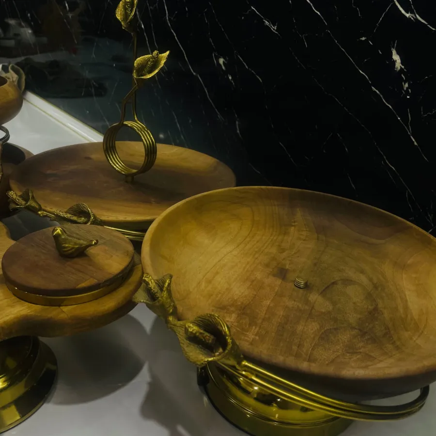 سرویس پذیرایی چوبی