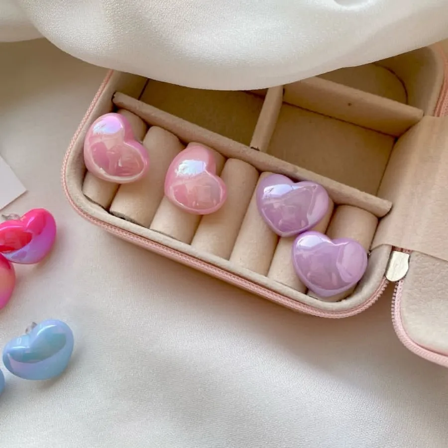 گوشواره هولوگرامی طرح قلب