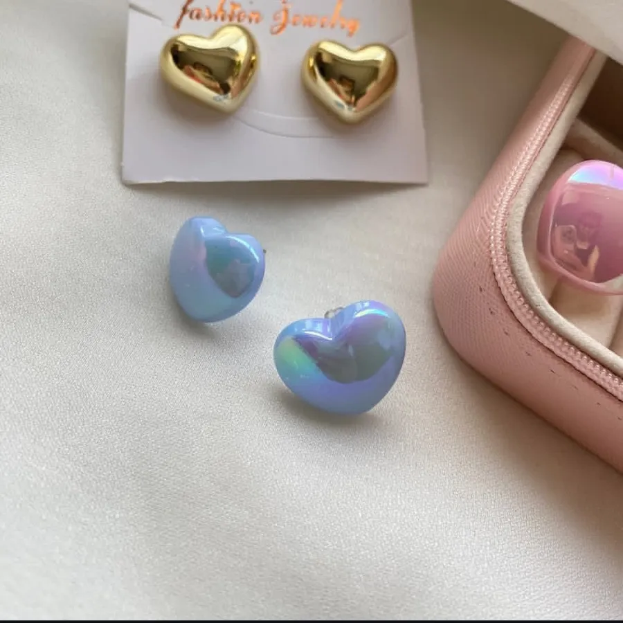 گوشواره هولوگرامی طرح قلب