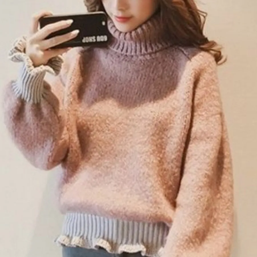 بافت یقه اسکی کلاسیک