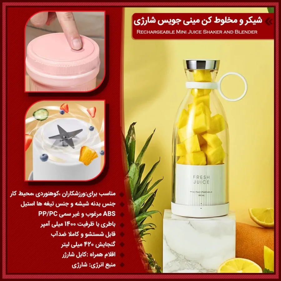 شیکر و مخلوط کن مینی جویس