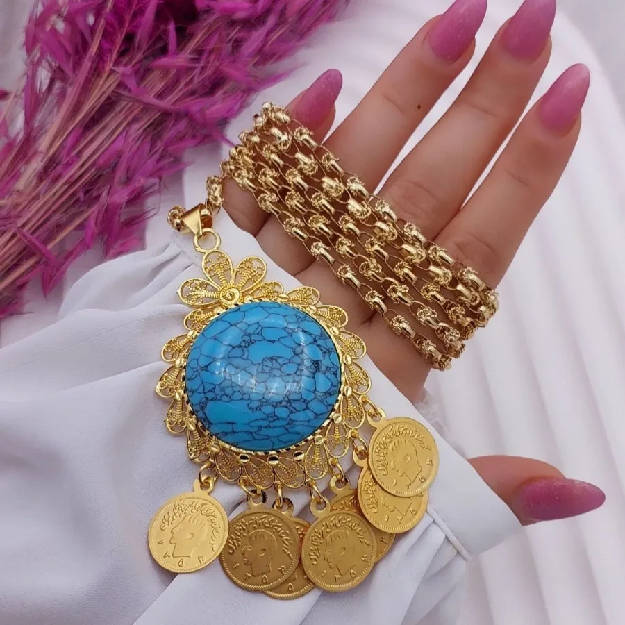 زنجیر و پلاک طرح طلا