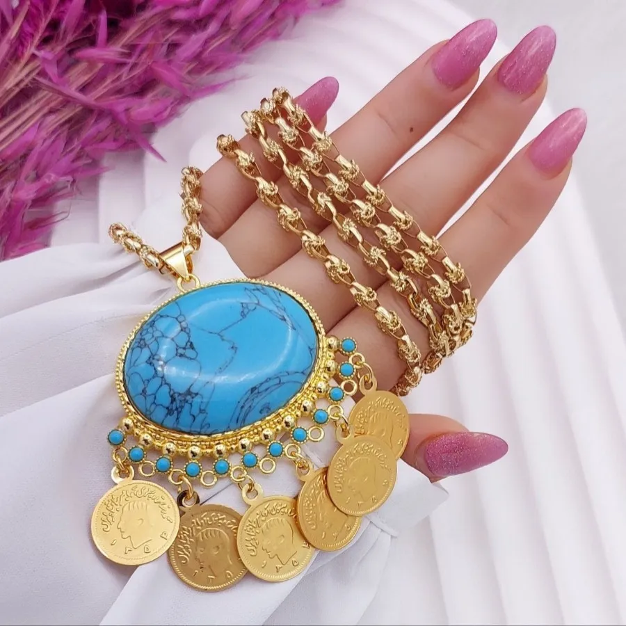 زنجیر و پلاک طرح طلا