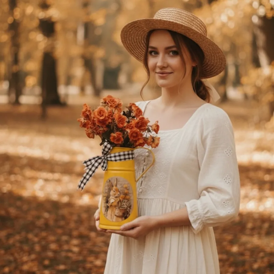 گلدان وجاقاشقی فلزی