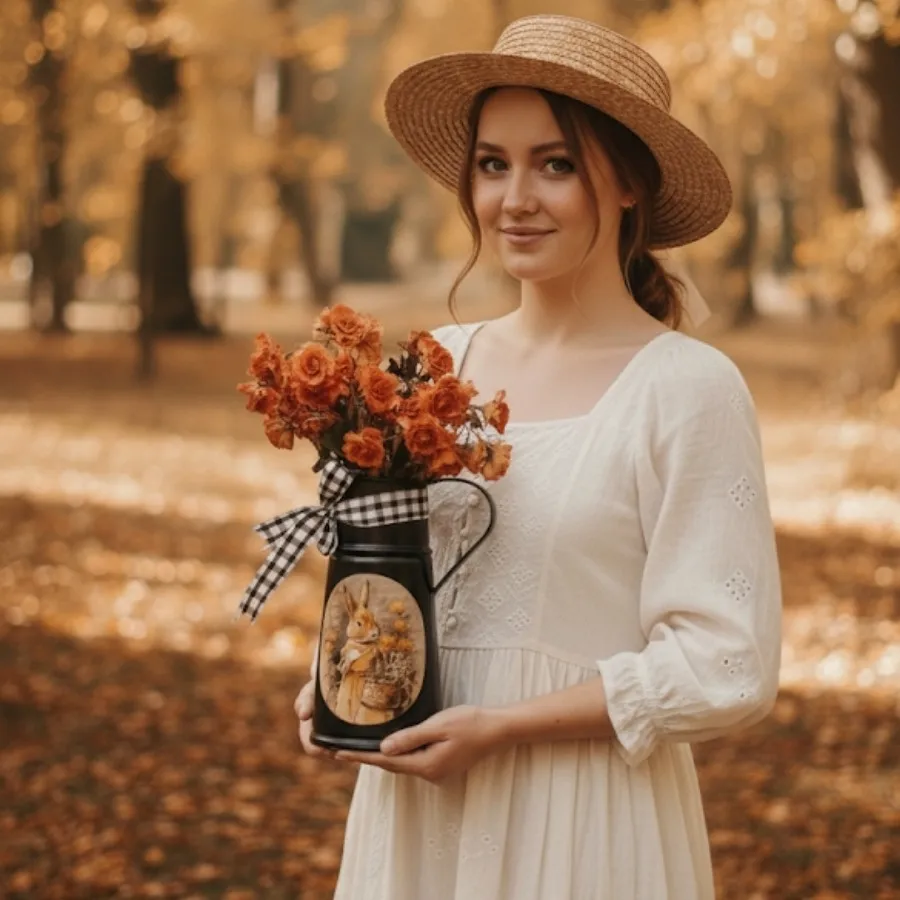 گلدان وجاقاشقی فلزی