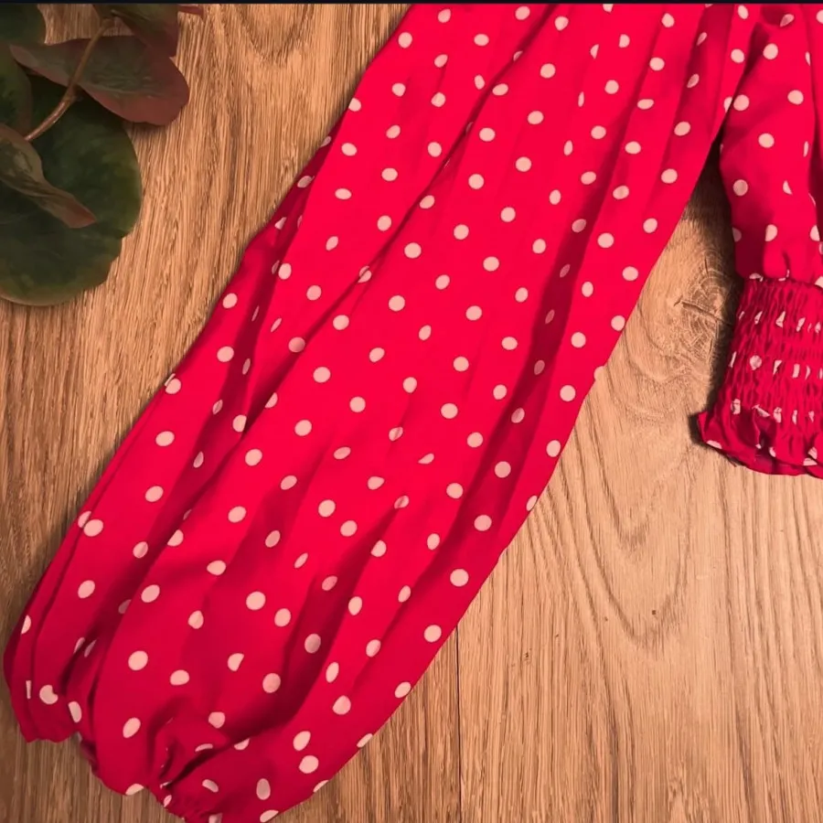 شومیز کراپ خال خالی