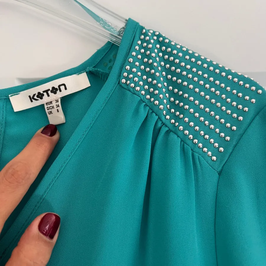 بلوز کوتون سبز