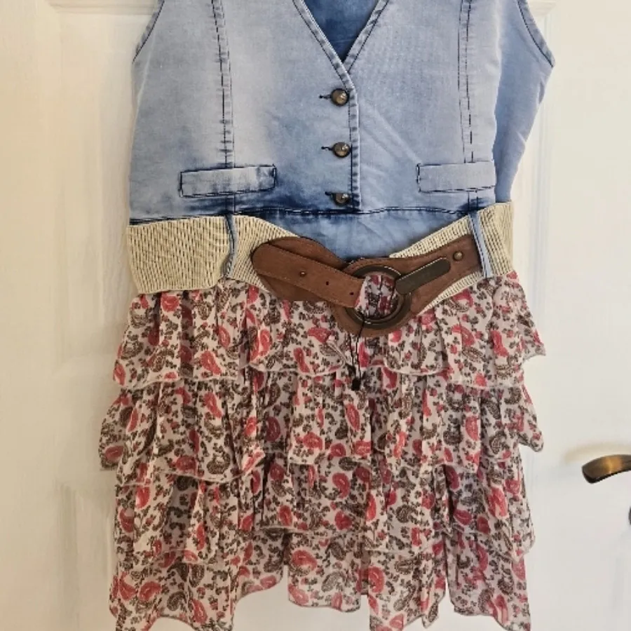 پیراهن جین عروسکی