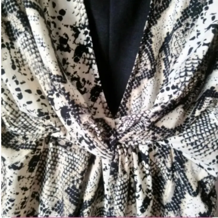 پیراهن میدی پوست ماری