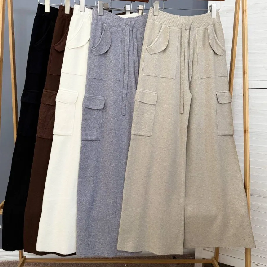 شلوار بگ بافت گرم