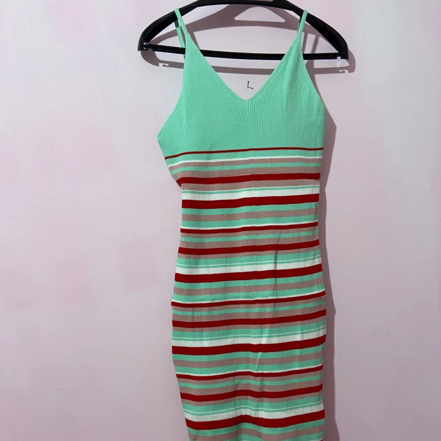 پیراهن تابستانی رنگی بلند