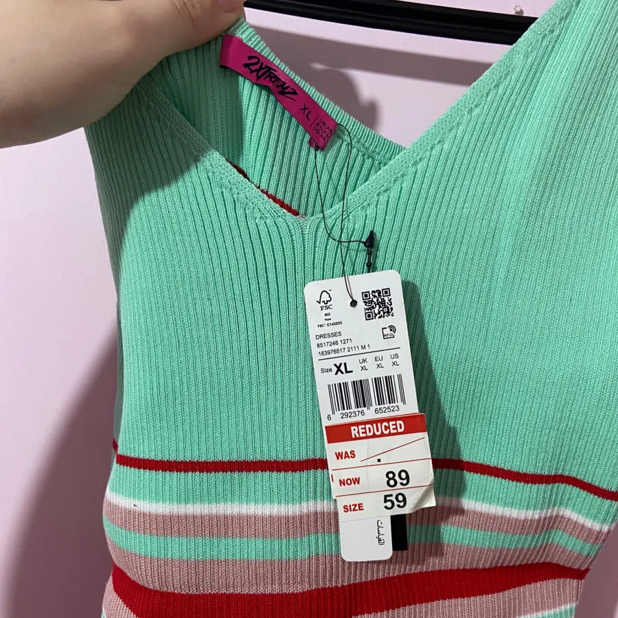 پیراهن تابستانی رنگی بلند