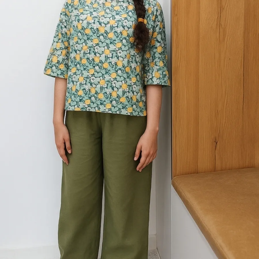 کراپ شلوار دخترانه 55و60