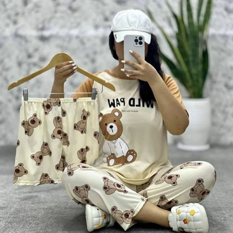 ست بلوزوشلوار شلوارک