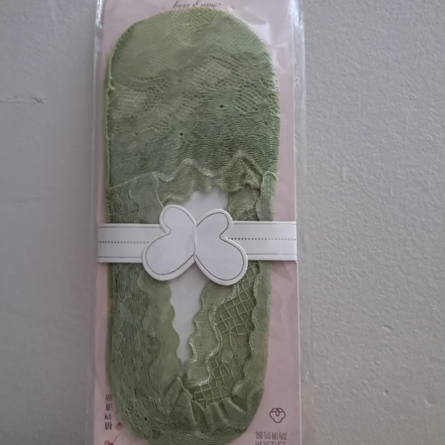 پاپوش گیپوری صورتی و سبز