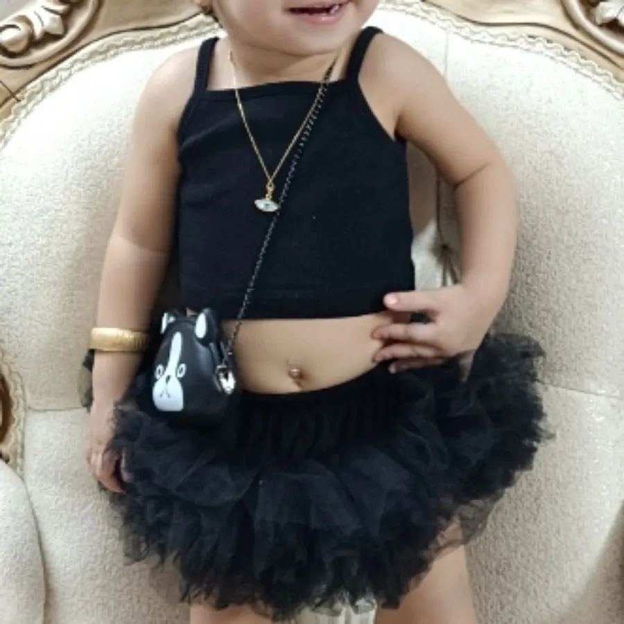 ست کراپ و دامن