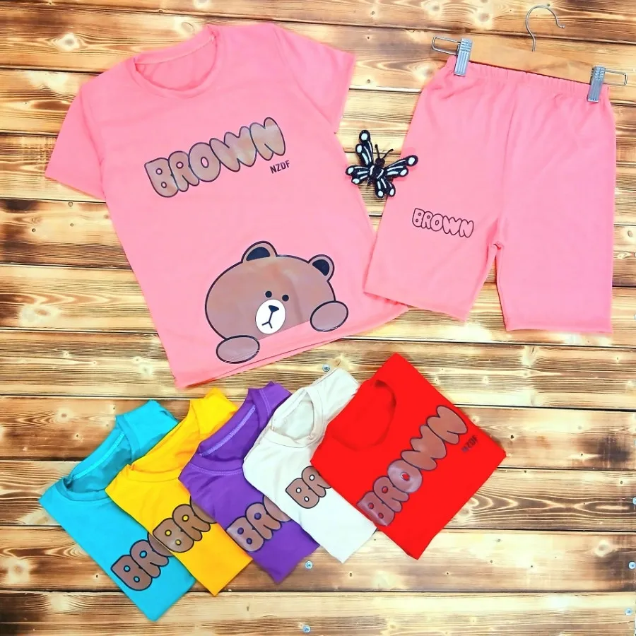 تیشرت شلوارک دخترانه