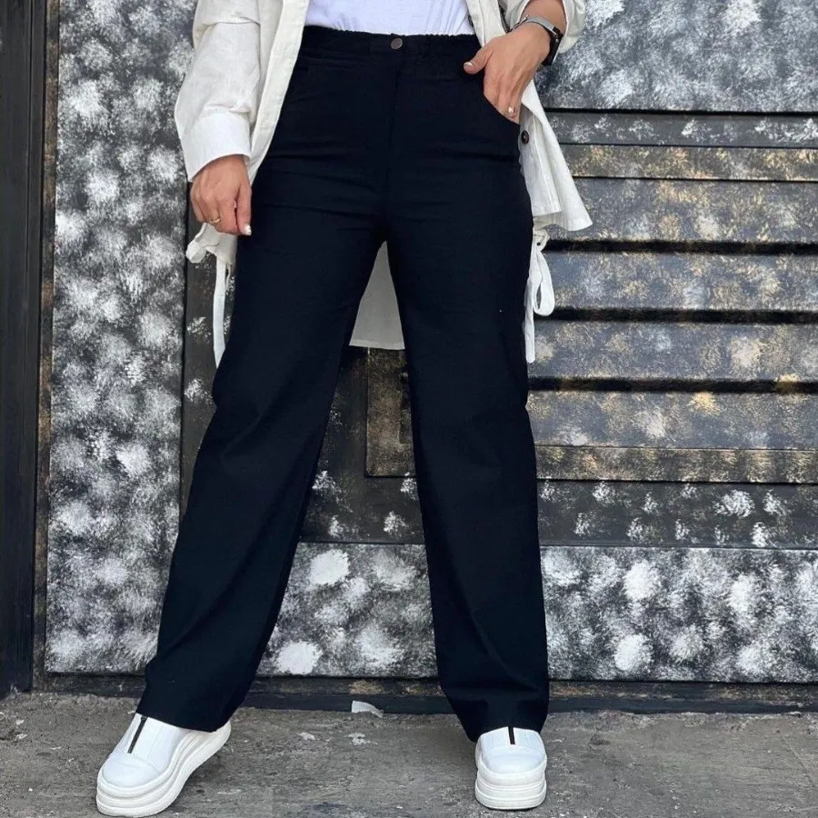 شلوار بگ کتان