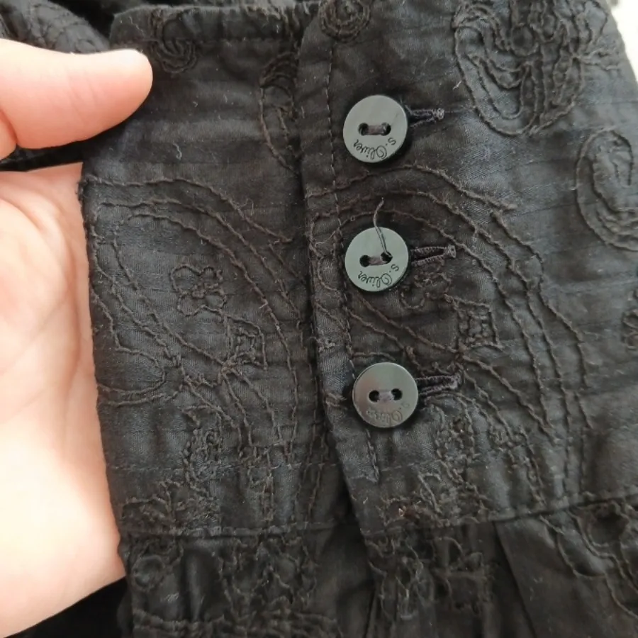 بلوز اندامی مشکی خارجی صد