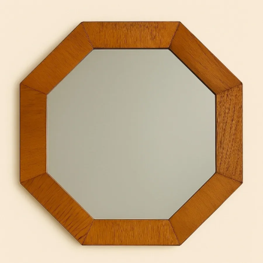 قاب آینه چوبی