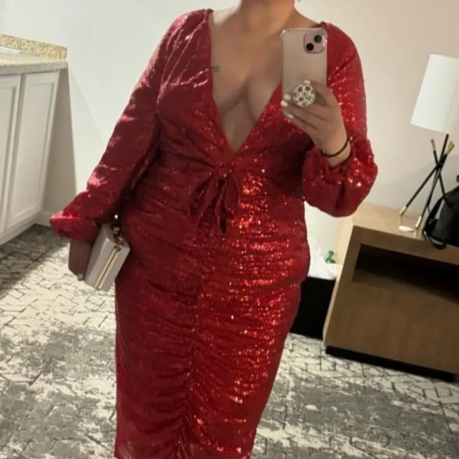 پیراهن پولکی مجلسی