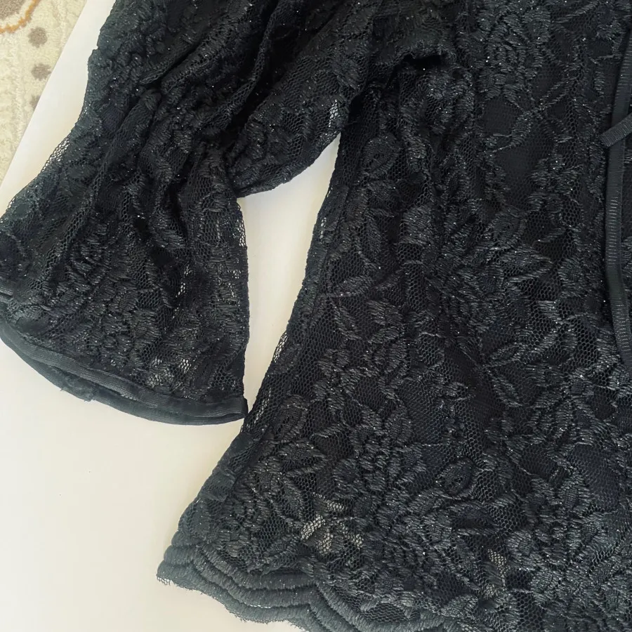 شومیز گیپور مشکی