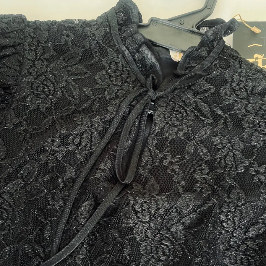 شومیز گیپور مشکی