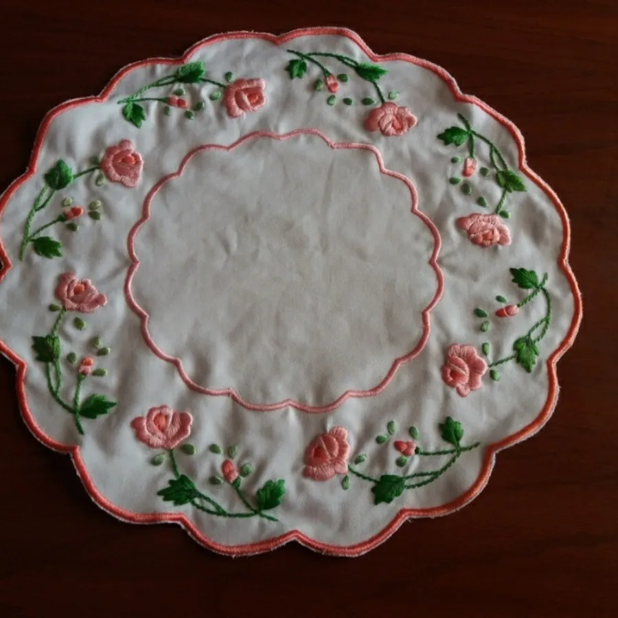 پارچه گلدوزی تزیینی