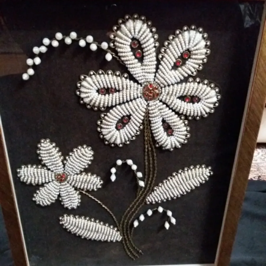 تابلو برجسته مروارید دوزی