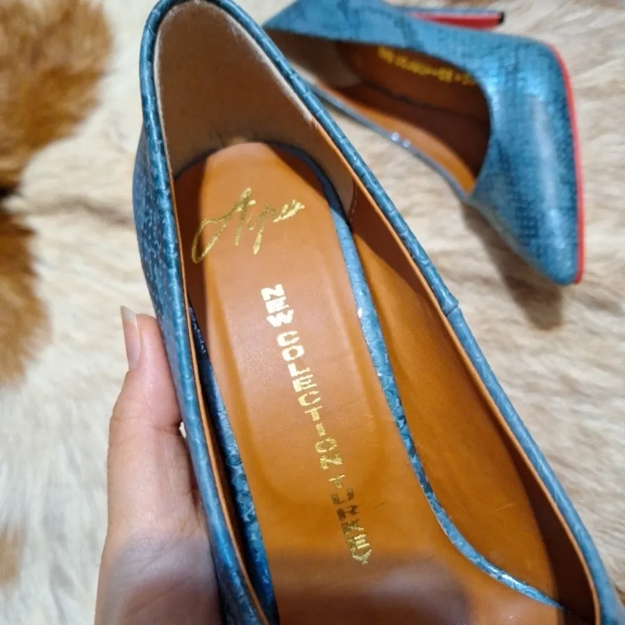 کفش پاشنه بلند پوست ماری