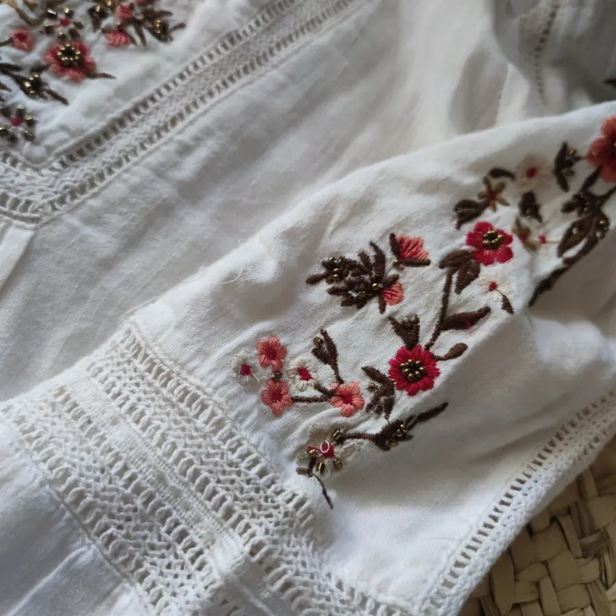 شومیز وارداتی گلدوزی