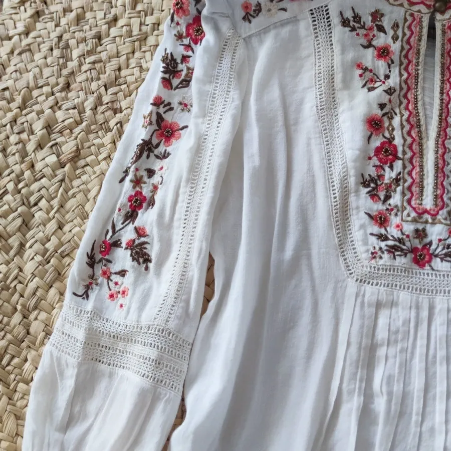 شومیز وارداتی گلدوزی