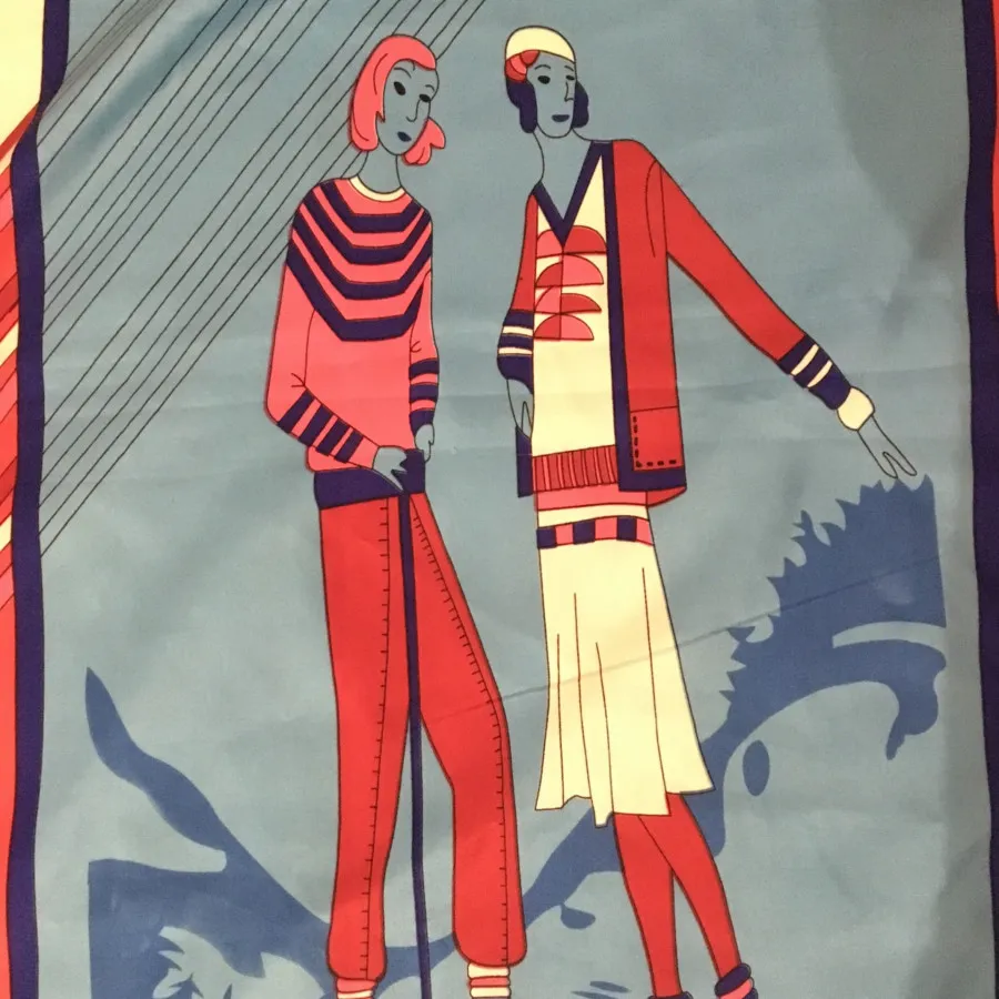 روسری سیلک تویل