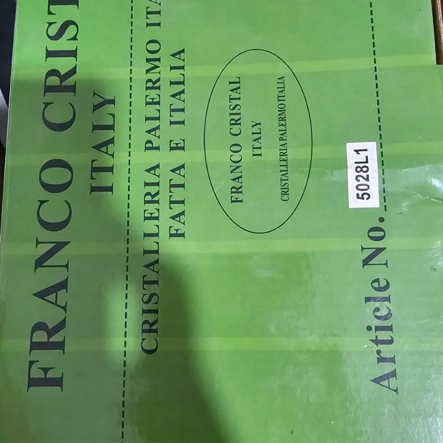 ظرف کریستال ایتالیایی
