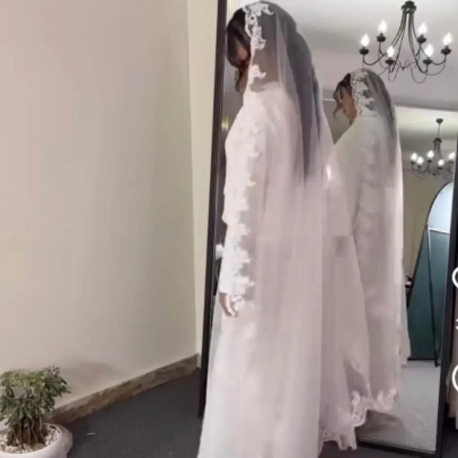 تور عروس لبه دانتل فرانسه