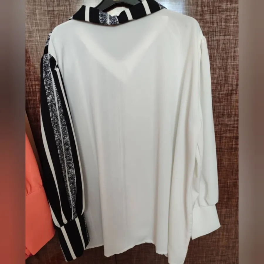 شومیز دو رنگه