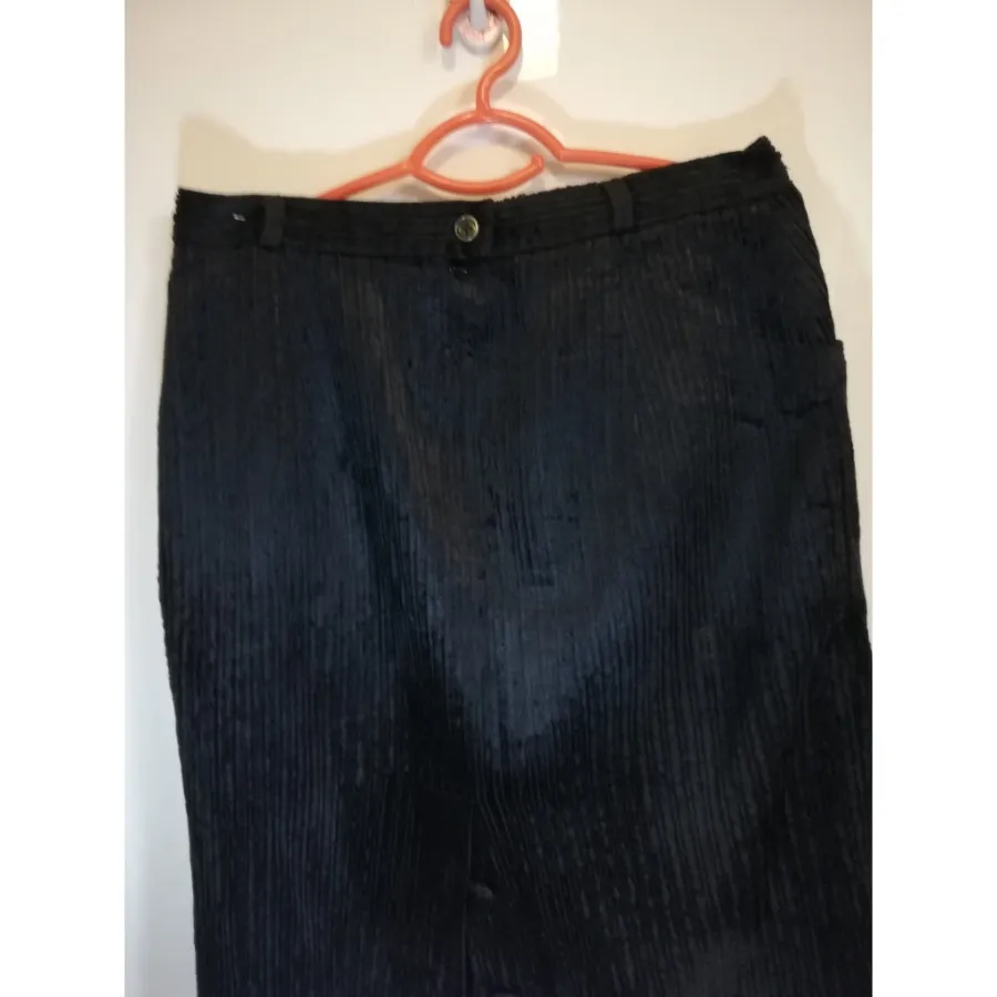 دامن مخمل کبریتی خارجی