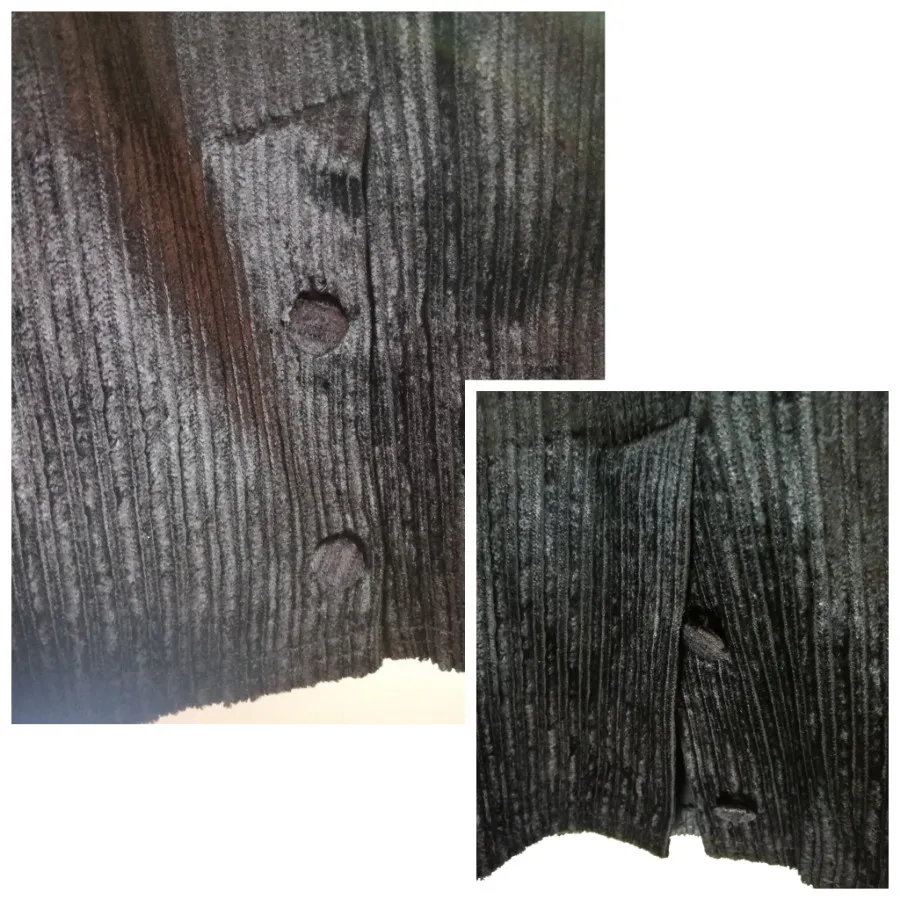 دامن مخمل کبریتی خارجی