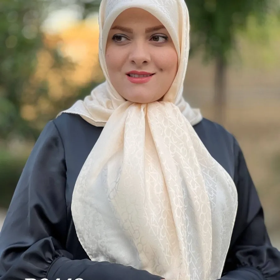 روسری ابریشم ژاکارد