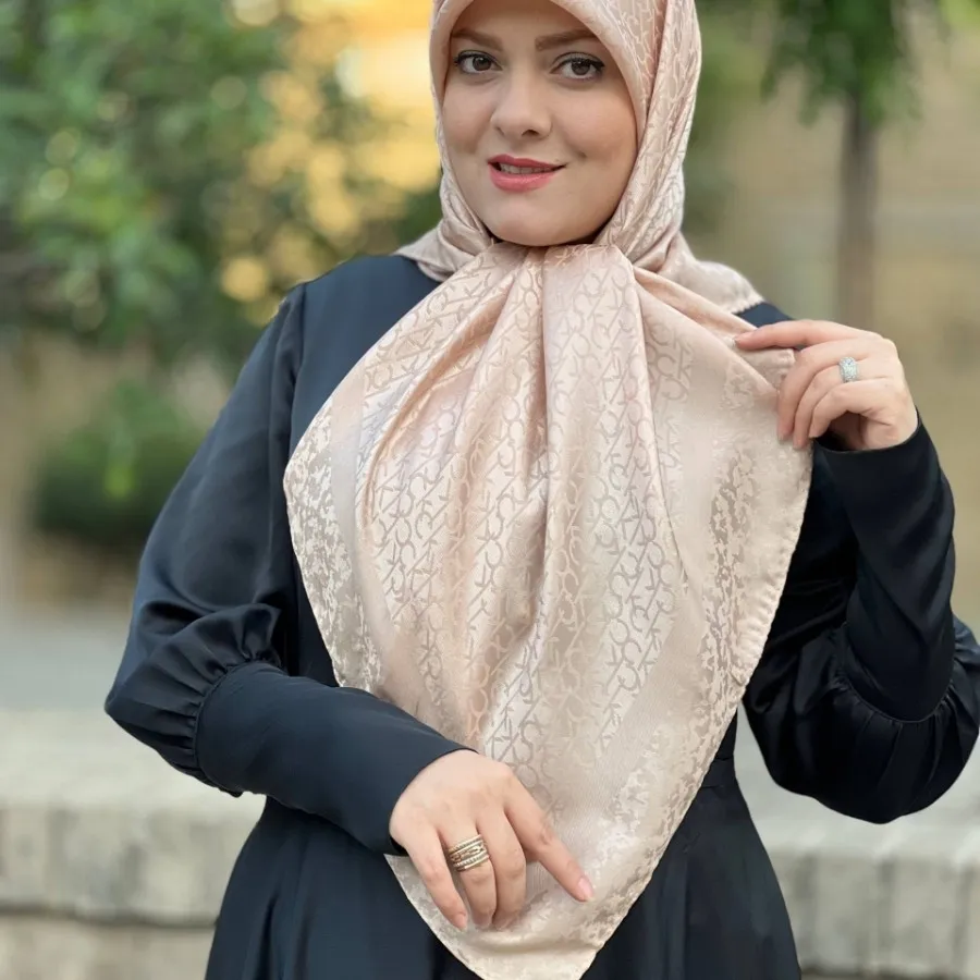 روسری ابریشم ژاکارد