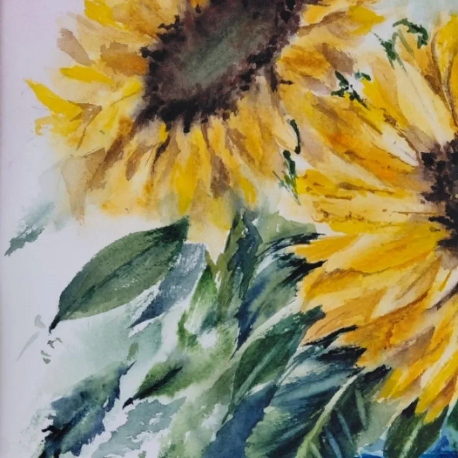 تابلو گل آفتاب گردان