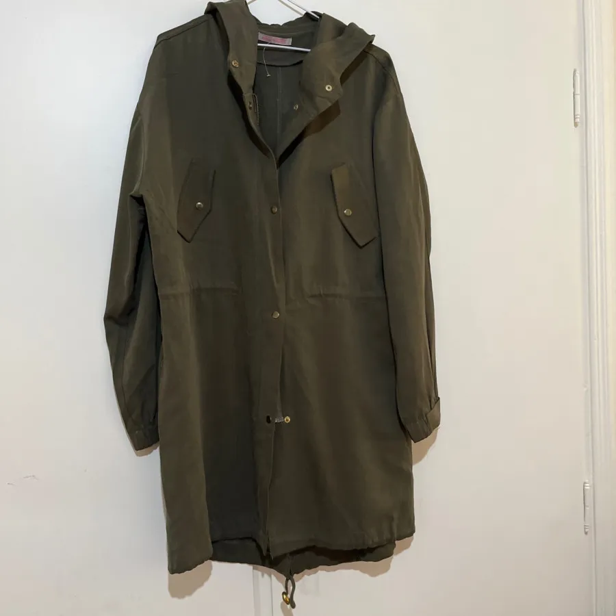 مانتو پاییزه کلاه دار