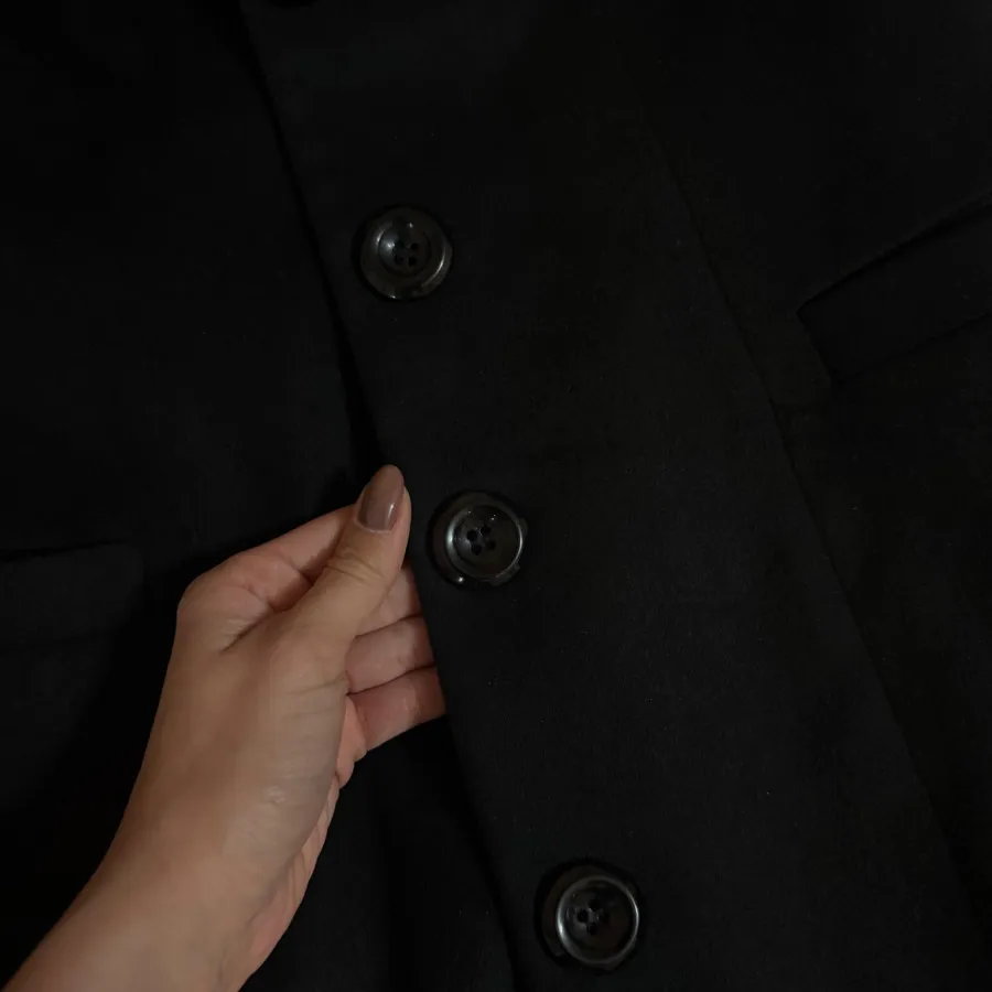 پالتو فوتر کوبیده مشکی