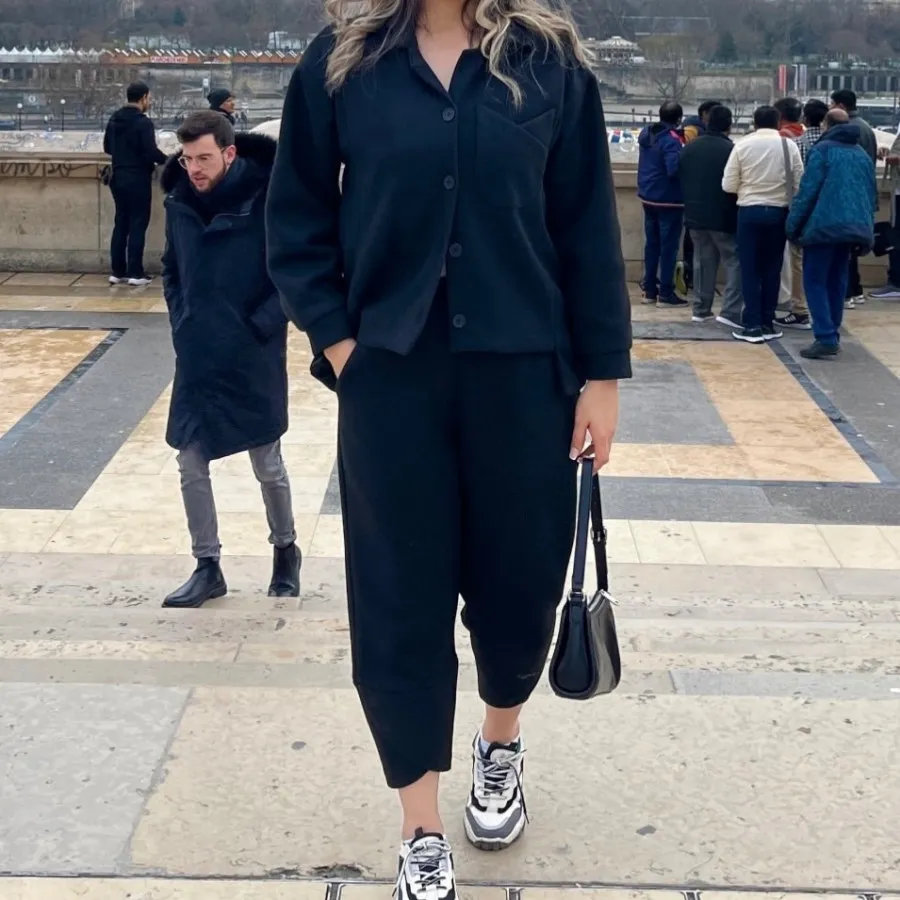 ست کت و شلوار پالتویی