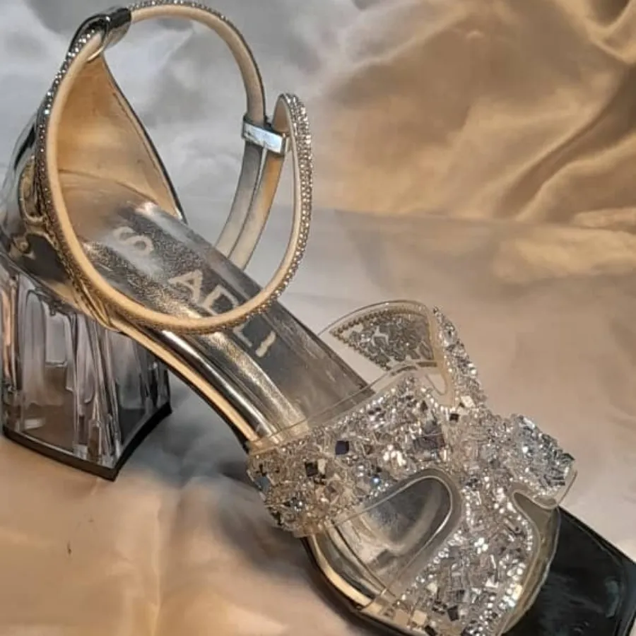 کفش مجلسی نقره ای