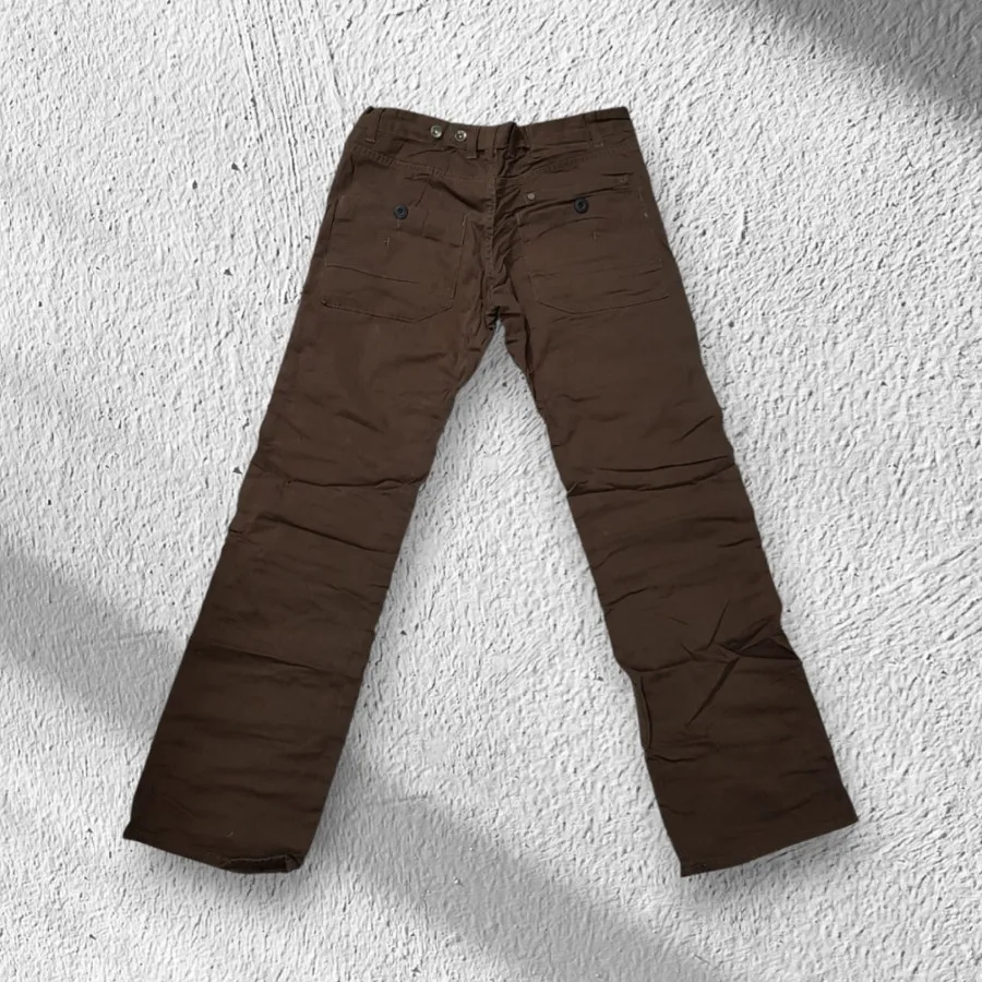 شلوار کتان سبز سایز 33