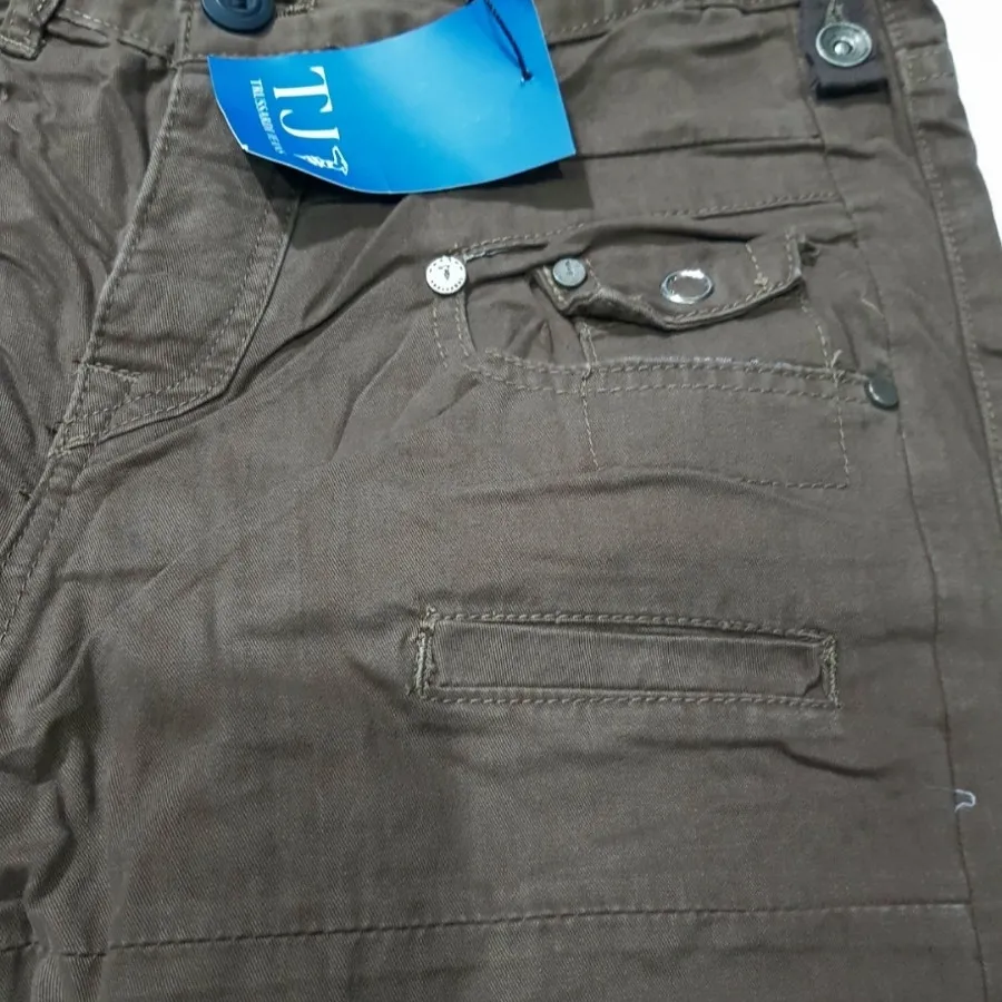 شلوار کتان سبز سایز 33