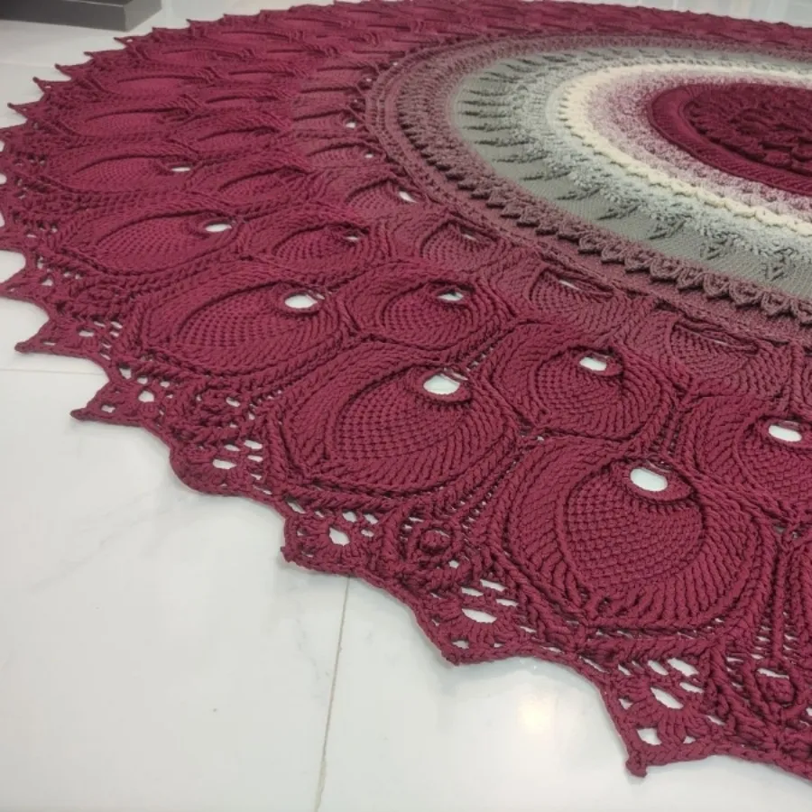 فرش دستبافت مکرومه